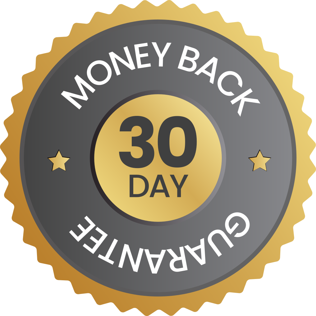 AerioQ 30 day money back guarantee seal